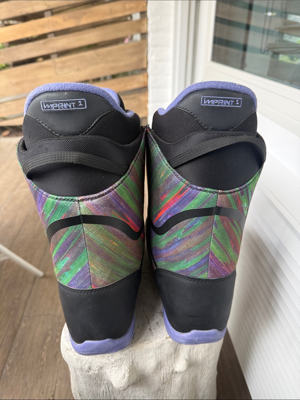 Burton Starstruck Boa TrueFit Snowboard Boots - Black & Purple Sz 9 US - Picture 3 of 12